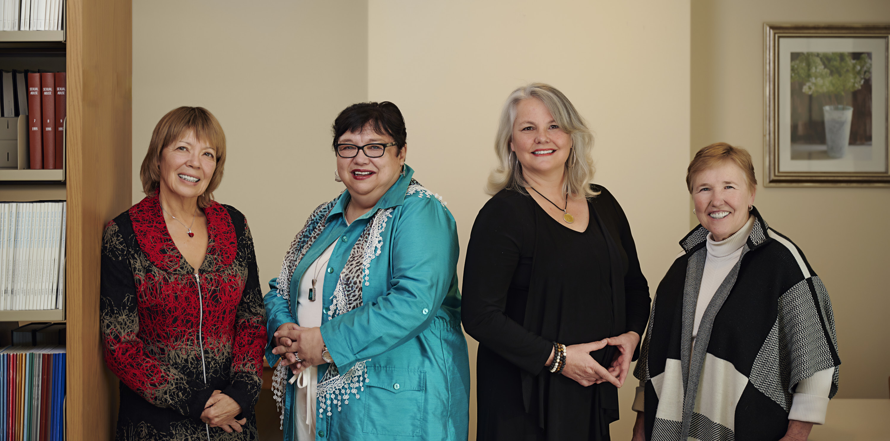 Joanne Bezzubetz, Glenda O'Hara, Michèle Langlois et Anne Graham