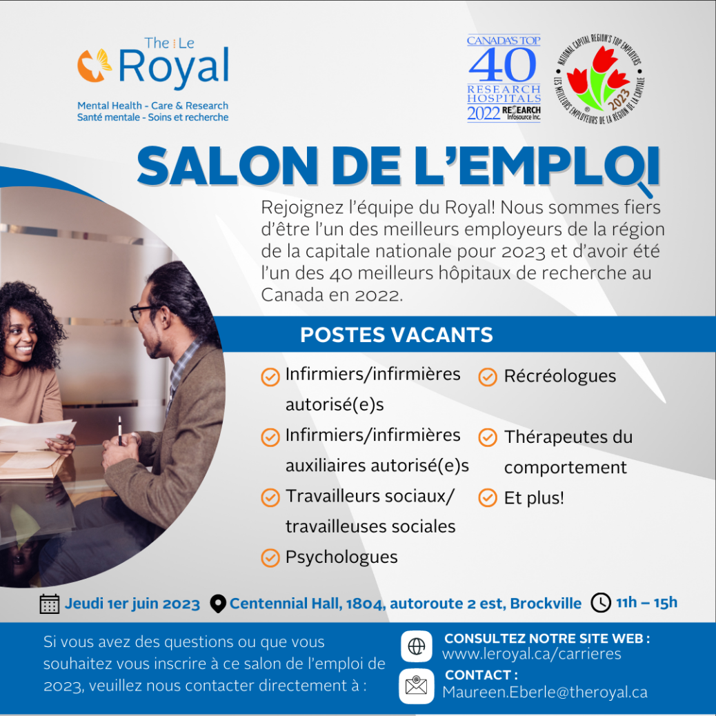 Salon d'emploi de juin à Brockville