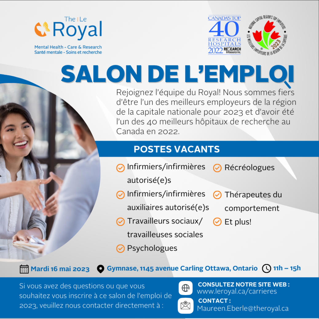 Salon d'emploi de mai à Brockville