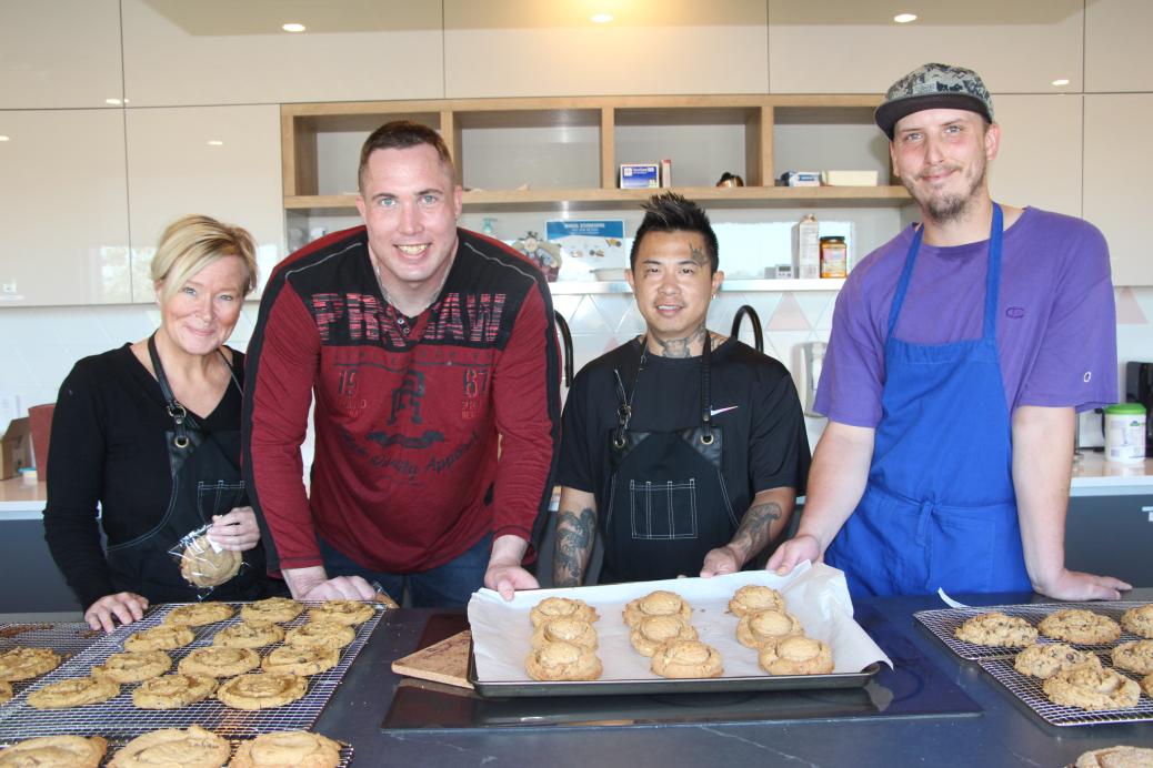 A few members of The Royals' Bakeology team