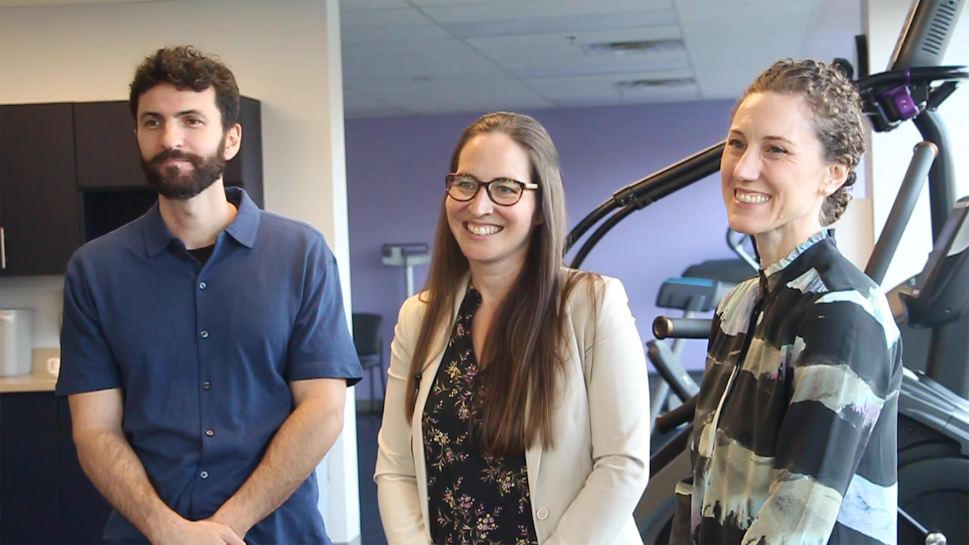 Dr Arthur Chaves, Dre Sara Tremblay et Dre Lara Pilutti.