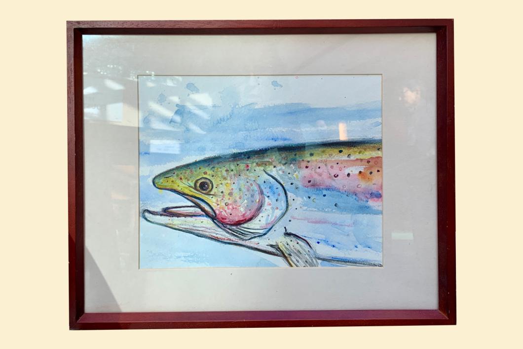 Rainbow Trout, by Dennis Karpov (14”x17”) | $275