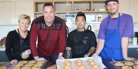 A few members of The Royals' Bakeology team